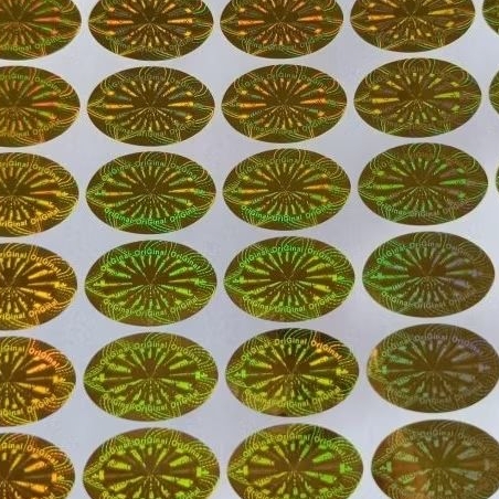 

Sticker Hologram Original Oval Besar uk. 2,3 cm x 1,5 cm isi: 50 pcs warna Gold