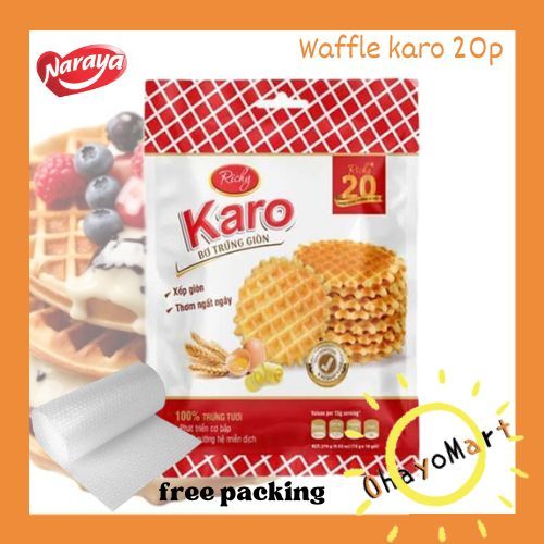 

Naraya Richy Waffle / Wafel / Richy Karo Crispy Butter Waffle 270g