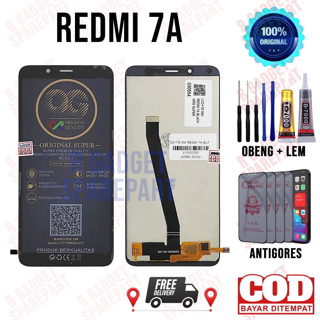 Lcd REDMI 7A Original OEM Quality Lcd Touchscreen XIAOMI REDMI 7A Fullset