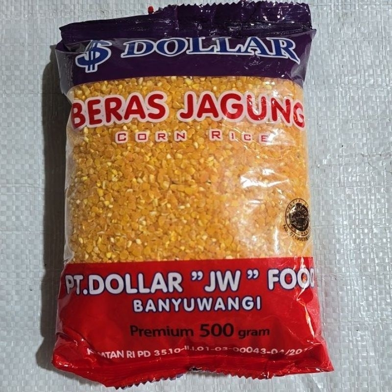 

Beras jagung cap dollar corn rice JW 500g