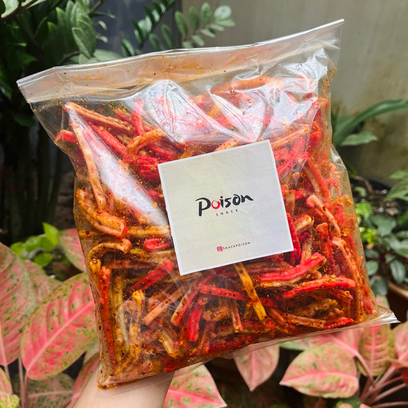 

KERUPUK JAAT CIKRUH PEDAS POISON SNACK (500gr)