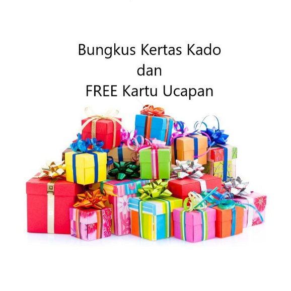 

Extra Packing Kertas Kado dan FREE Kartu Ucapan