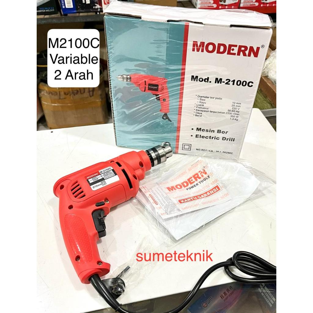 Bor Modern 10MM Modern M2100C Modern Merah Drill 10MM Modern / Bor 10MM Yong Kang YK5081 2 Arah Dril