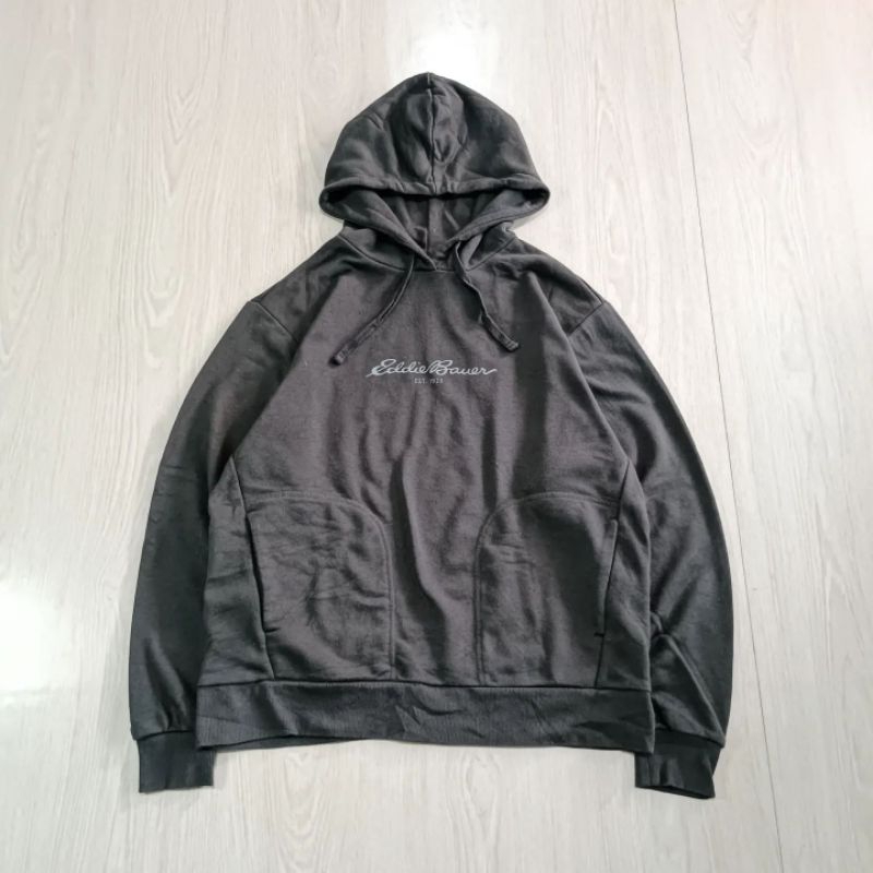 EDDIE BAUER HOODIE CHARCOAL