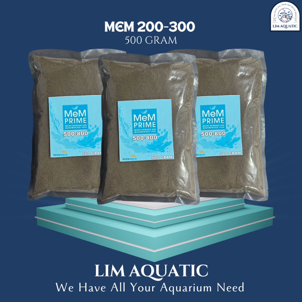 PELET MEM 300-500 MICRON 1 KG /PELET IKAN 2/3