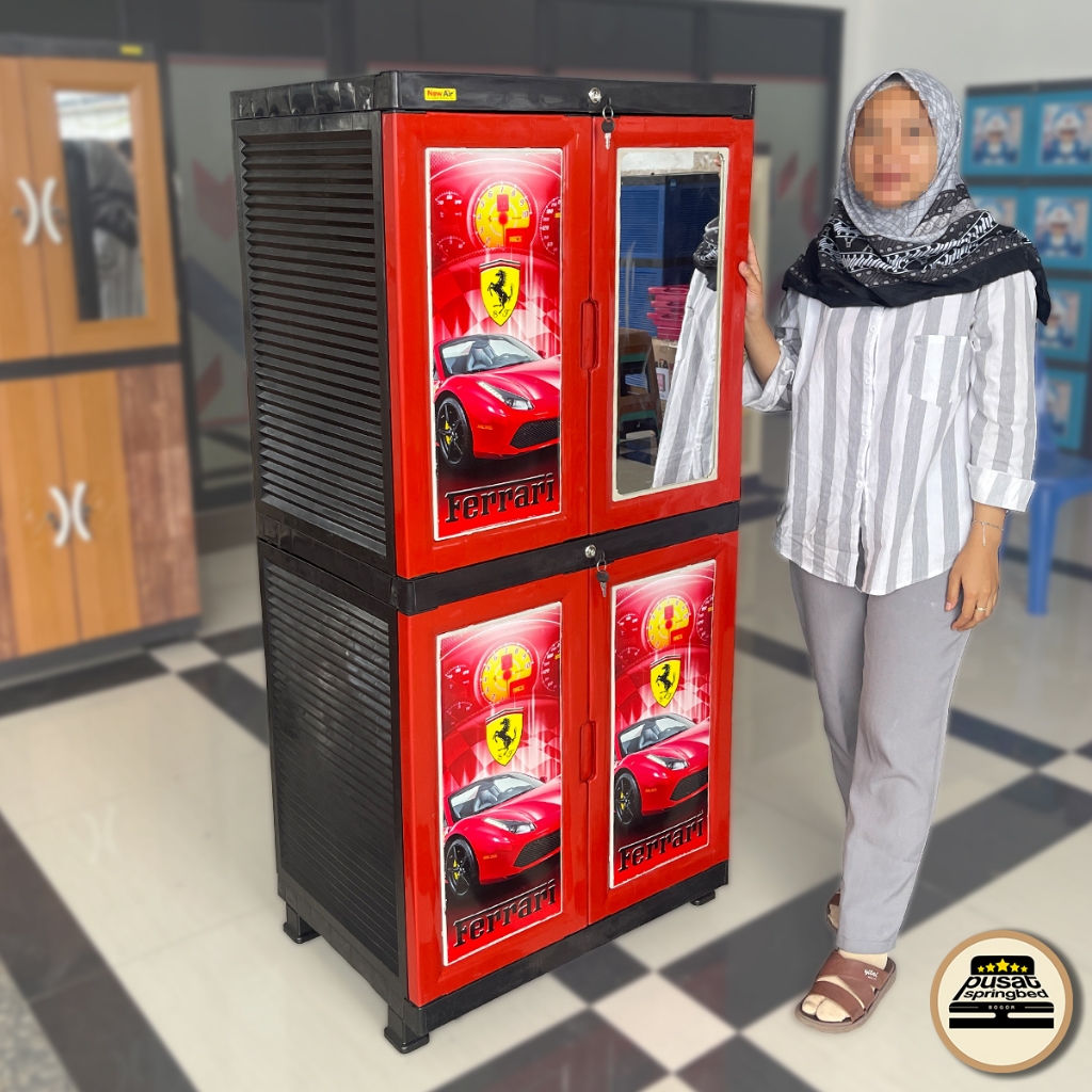 Lemari Plastik Jumbo Minimalis Serbaguna - New Air Model 022