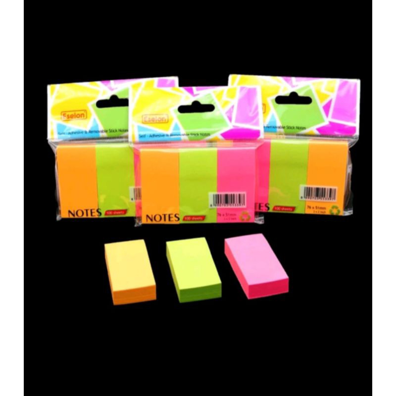 

STICK NOTE / POST IT 3 WARNA UK 76X51MM/POST IT SN 257 FLAG 7 COLOR/POST IT 3X3 INCH 76 X 76MM / POST IT 3X4 76X101 MM / POST IT PLASTIK 44 MM X 12 MM 20 SHET 5 DESIGN