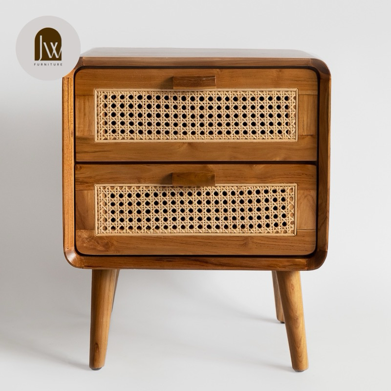 NAKAS MINIMALIS ROTAN 2 LACI | NAKAS ROTAN