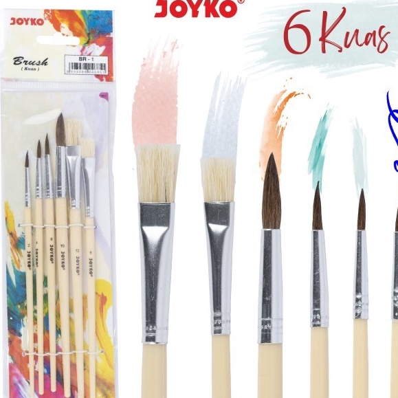 

PRODUK UNGGULAN 12 Set Kuas Lukis Set BR1