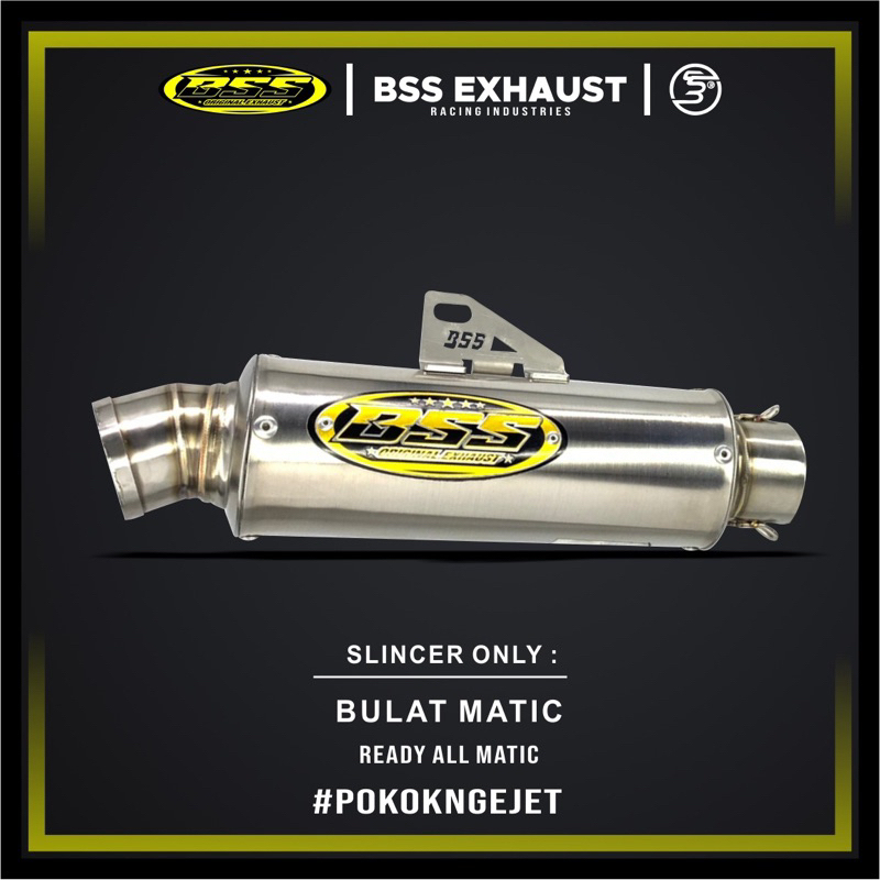 KENALPOT BSS SILINCER BULAT MATIC/ BULAT 130 CC