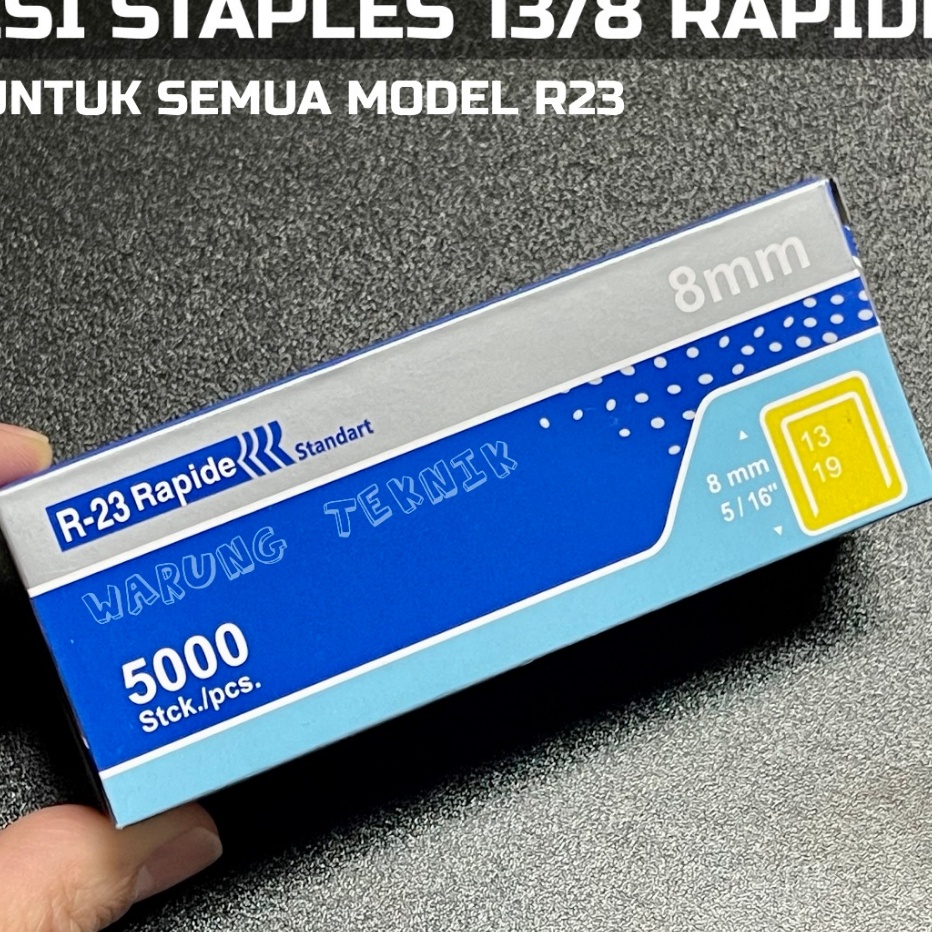 

Rapide Original Refill Tacker R23 Isi Staples 138 8 mm 136 6 mm