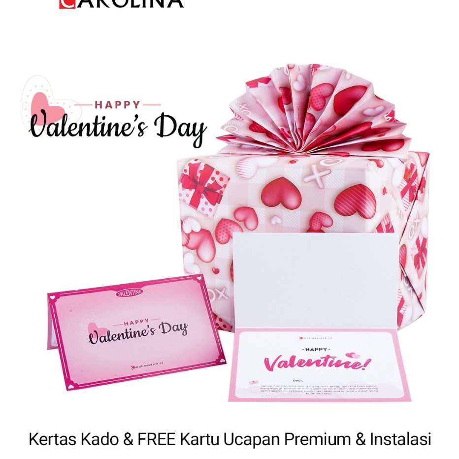 

UNIK Kertas Kado Tambahan Jam Tangan Free Kartu Ucapan Premium
