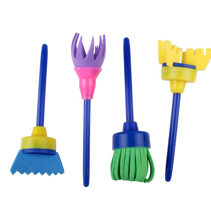 

PAKET HEMAT Sponge Twirl Kids Painting isi 4