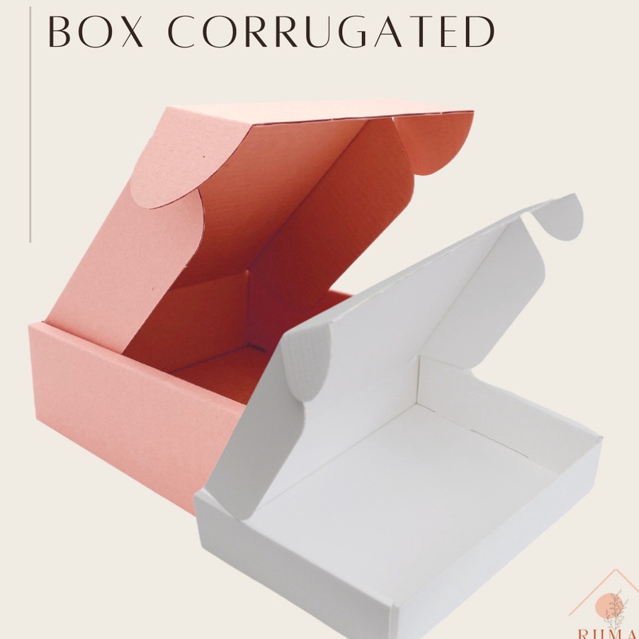 

HOT RUMAH KRAVE Box Corrugated Dus Kotak Kardus Lipat Kado