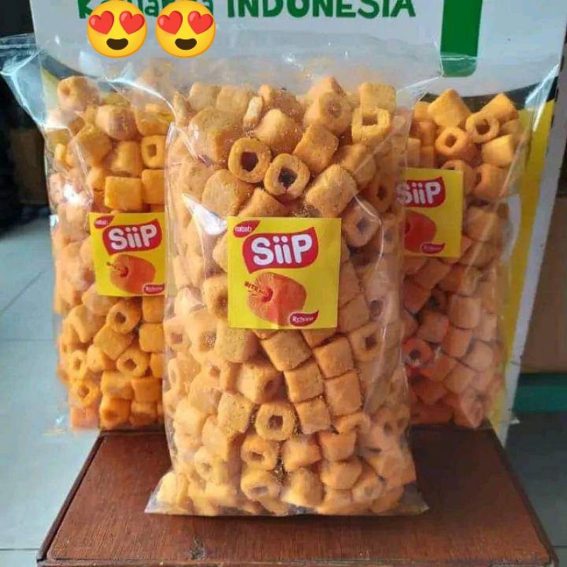 

Snack Siip rasa keju 200gr sip nabati KHUSUS LIVE