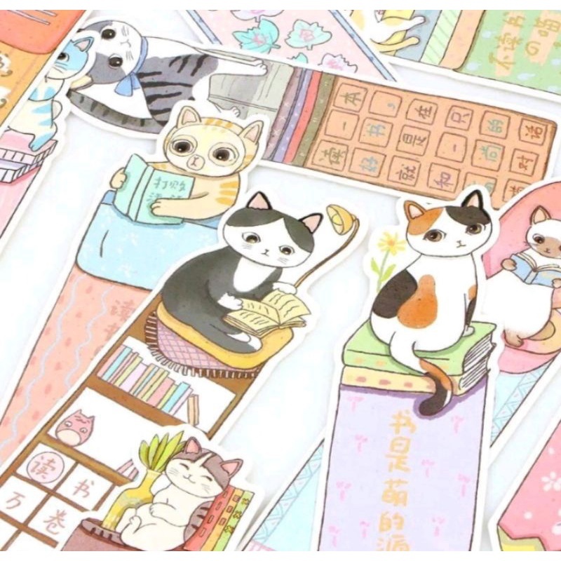 

Pembatas Buku Motif Kucing Lucu Cat Edition Bookmark