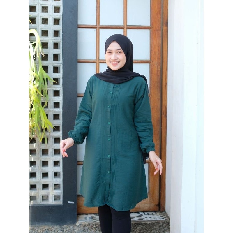 Tunik wanita//atasan baju muslim//muslim wanita//atasan tunik