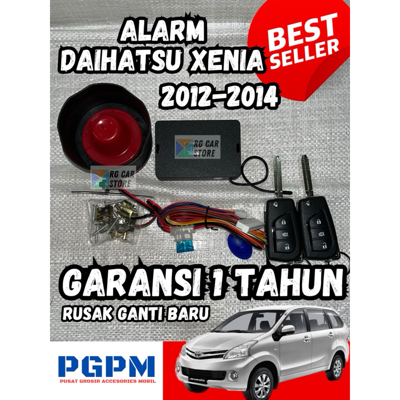 Alarm Mobil Xenia 2012-2014 Garansi 1 Tahun 6 Suara Berkualitas