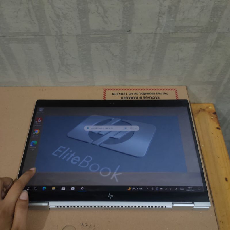 Laptop HP Elitbook X360 830 G7, (Touchscreen), Core i5-10210U, Ram 8/256Gb, Silver