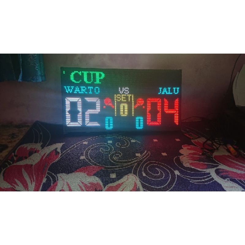 Papan score digital wifi android