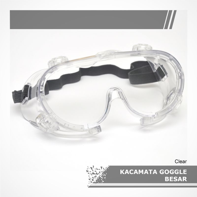 Kacamata Proteksi google transparan anti debu