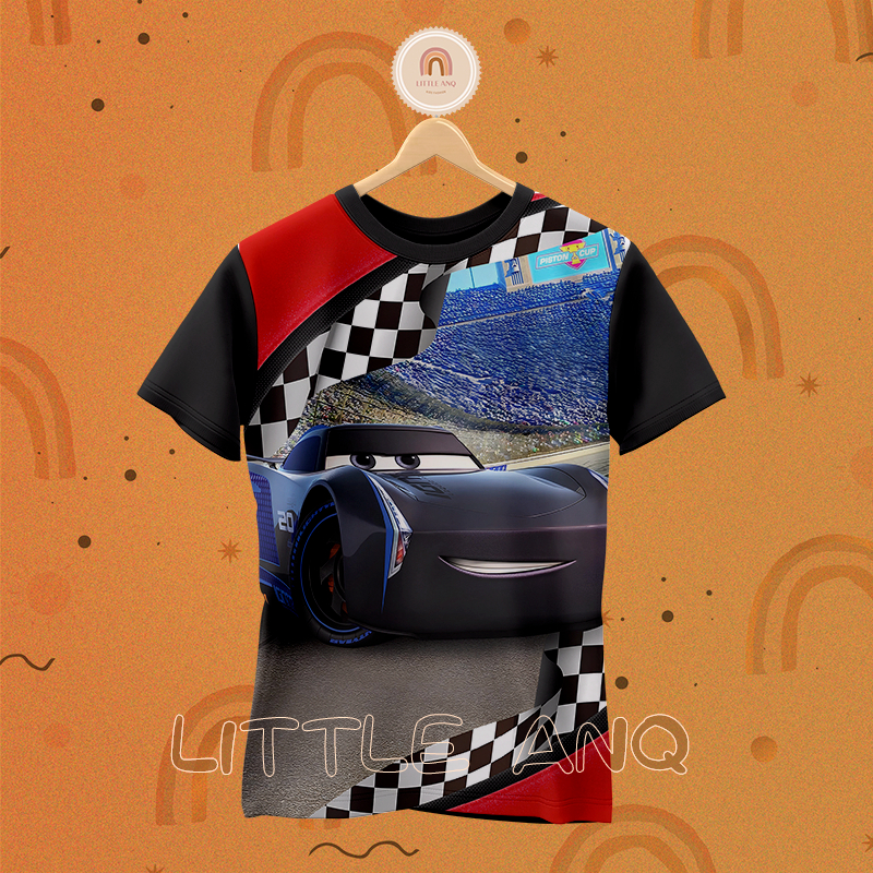 Little ANQ - Kaos anak JACKSON STORM CARS  baju anak JACKSON STORM CARS (1-12 tahun)