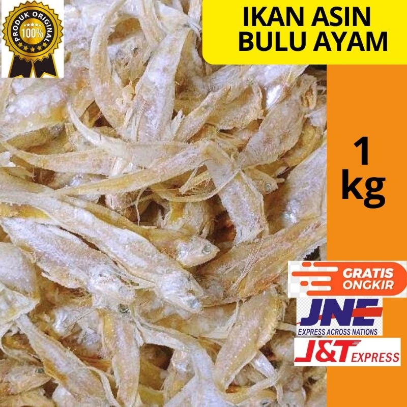 

ikan asin bulu ayam 1kg / 1000gr