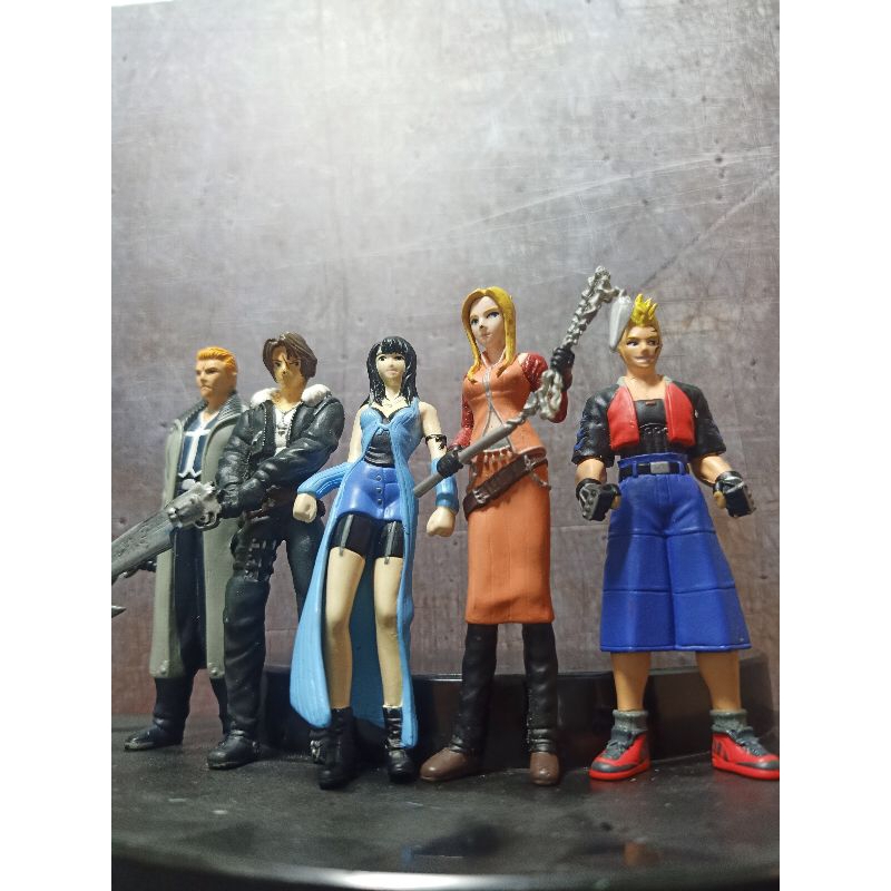 Figure Game Final Fantasy VIII Characters Squall Quistis Rinoa Seifer Zell Set Keychain
