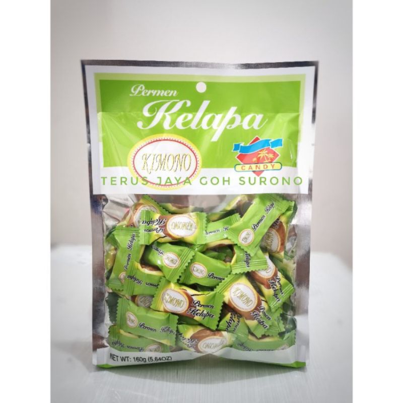 

PERMEN KIMONO COCONUT/ kimono permen kelapa 160 g