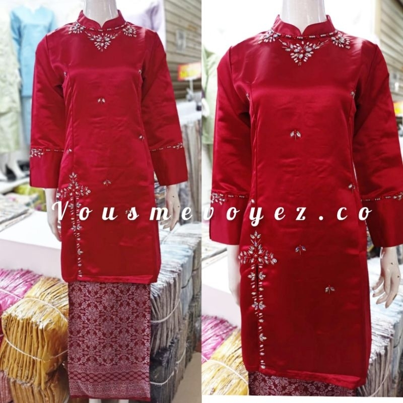 REALPICK KEBAYA KURUNG MELAYU PAYET JAHIT MANUAL / KEBAYA KURUNG PAYET JAHIT / STELAN KEBAYA KURUNG 