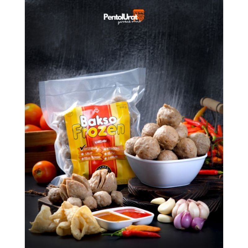 

Pentol Frozen Varian, Halus, Urat, + SAOS, SAMBEL. berat 500gram