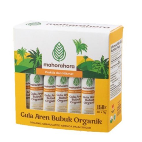 

MAHORAHORA GULA AREN BUBUK SACHET 5 GR x 30 PCS ORGANIK | PALM SUGAR ORGANIC BROWN SUGAR SASET 5GR x 30pcs