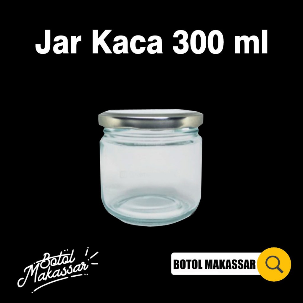 Jar Kaca Kapasitas 300 ml