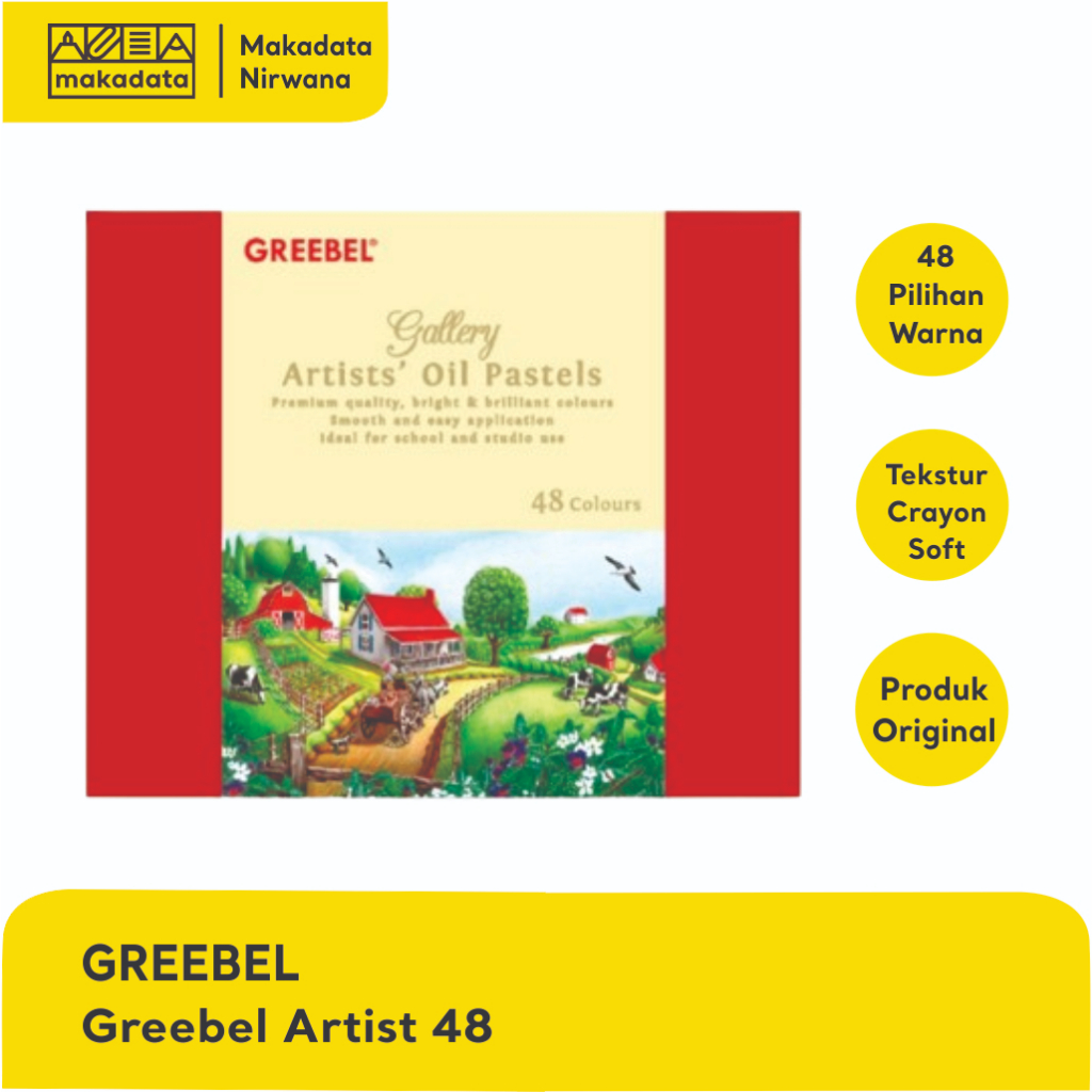 

GREEBEL ARTIST CRAYON/OIL PASTEL ISI 48 WARNA (1 PCS)