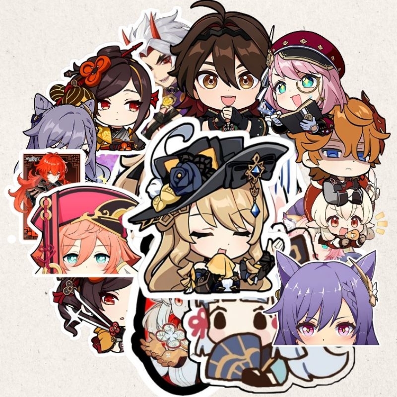 

STICKER GAME GENSHIN IMPACT 1 SET ISI 15 PCS