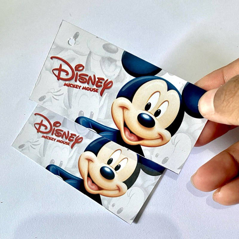 

HANGTAG MICKEY MOUSE // HANGTAG DISNEY // LABEL BAJU ANAK // HANGTAG BAJU