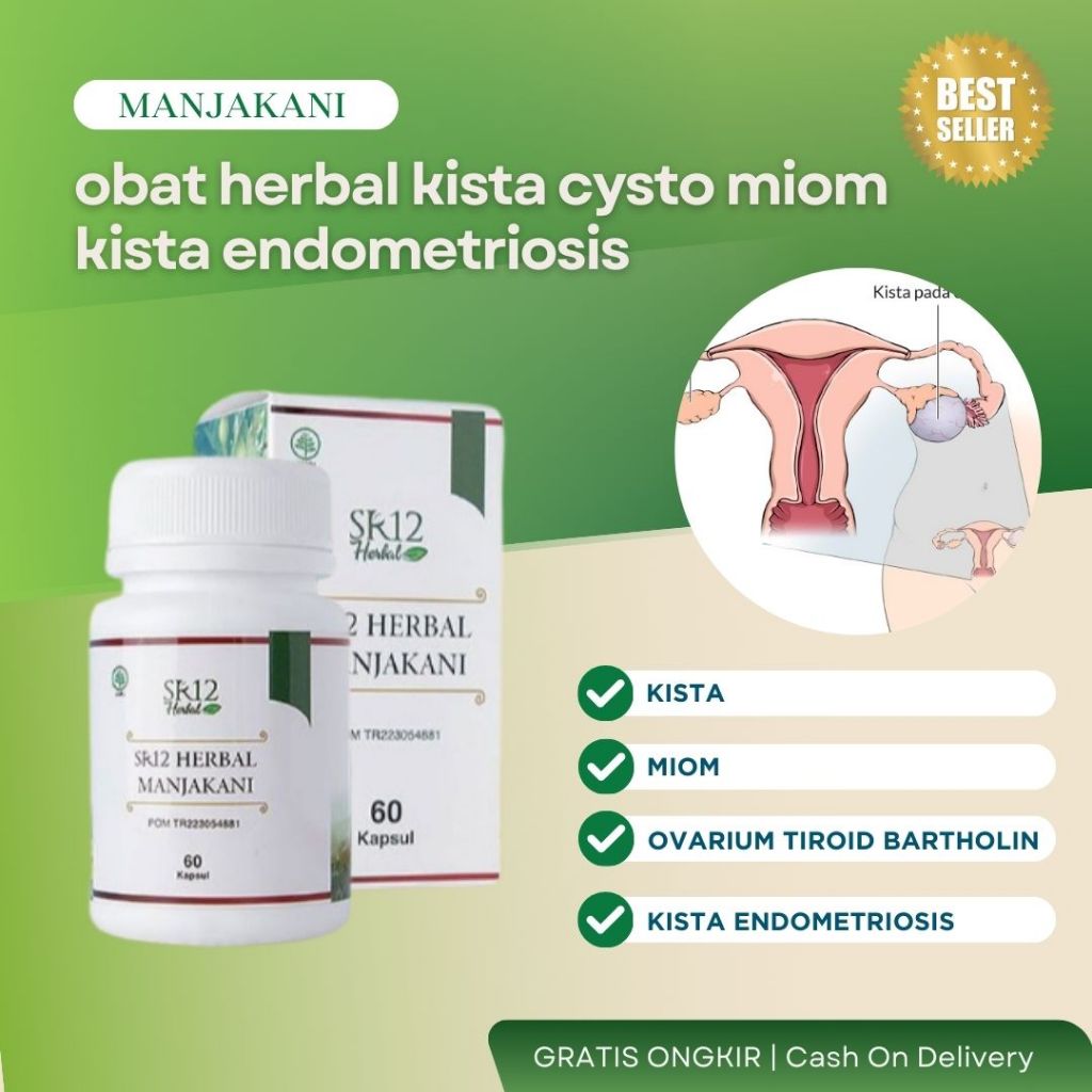 obat herbal kista cysto miom kista endometriosis ovarium tiroid pcos