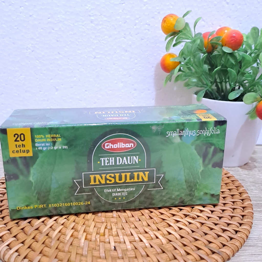 

Teh Celup Daun Insulin Gholiban Teh Kesehatan Herbal isi 20 kantong Menurunkan Kadar Gula Dalam Darah