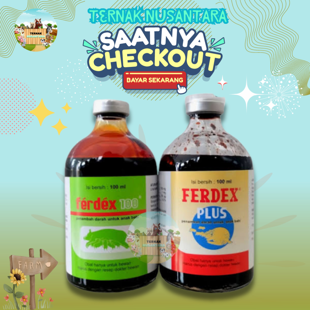 Ferdex 100ml - Penambah darah pada babi