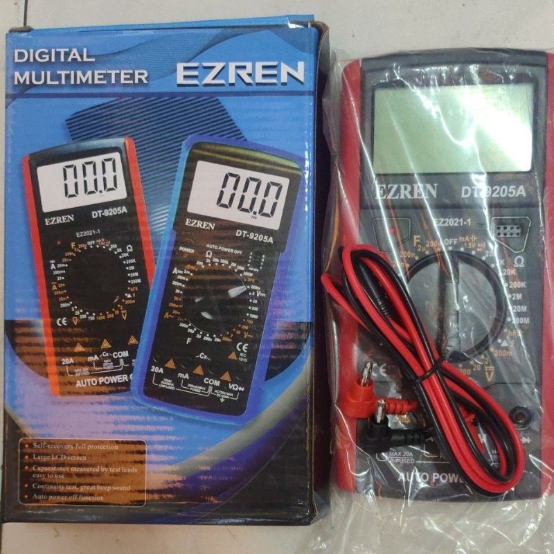 DIGITAL MULTIMETER DT-9205A EZREN