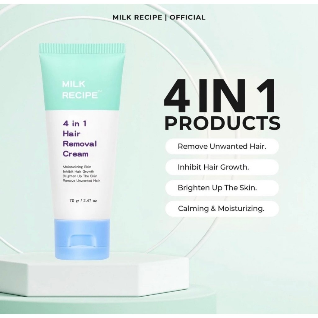 Milk Recipe Hair Removal Cream 4in1 Hair Removal Cream