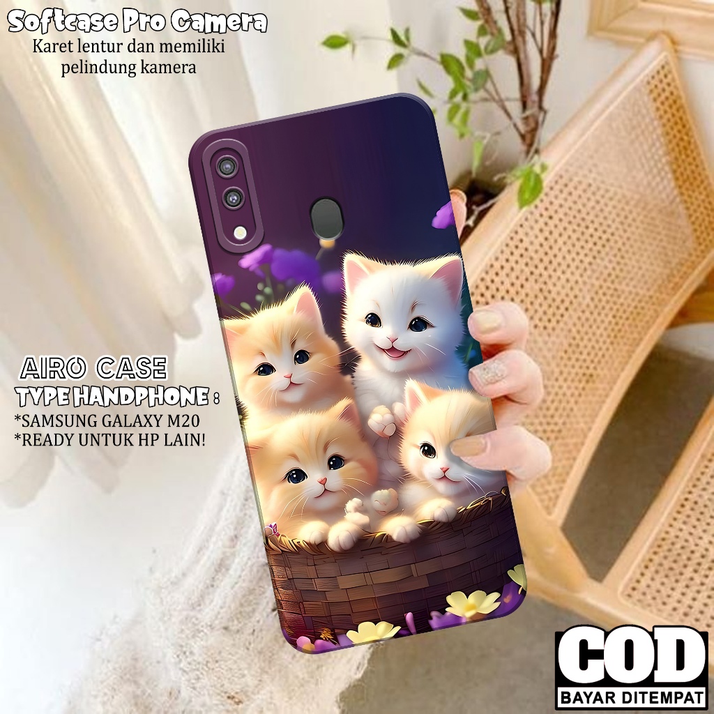Softcase SAMSUNG GALAXY M20 - Case SAMSUNG GALAXY M20 - Casing SAMSUNG GALAXY M20 -  Kesing SAMSUNG 