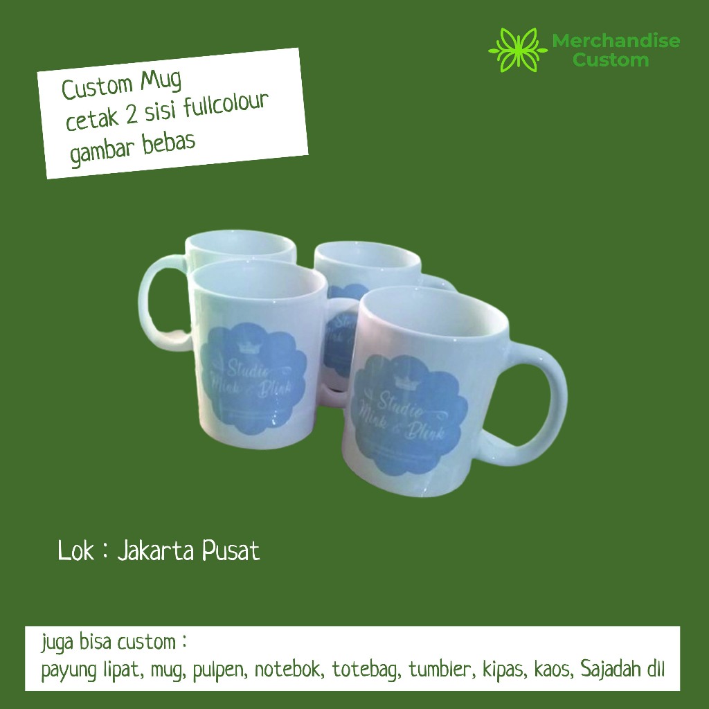 custom mug satuan cetak custom full colour