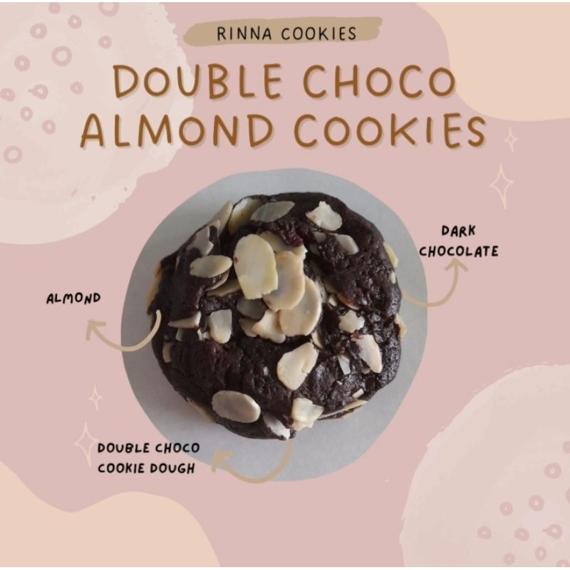 

Double Choco Almond Soft Cookies