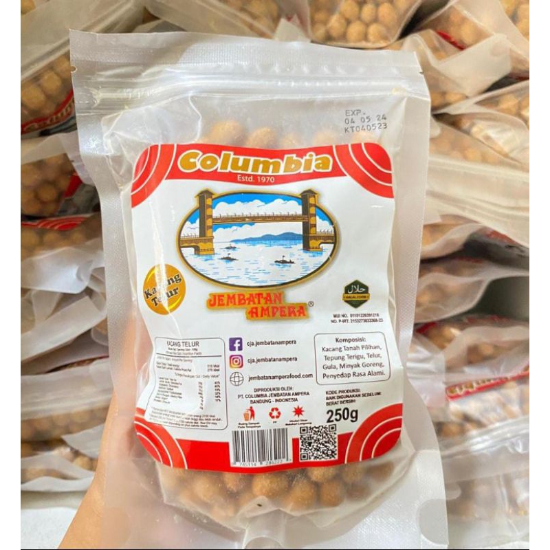 

kacang jembatan ampera 250gr / kacang telur columbia