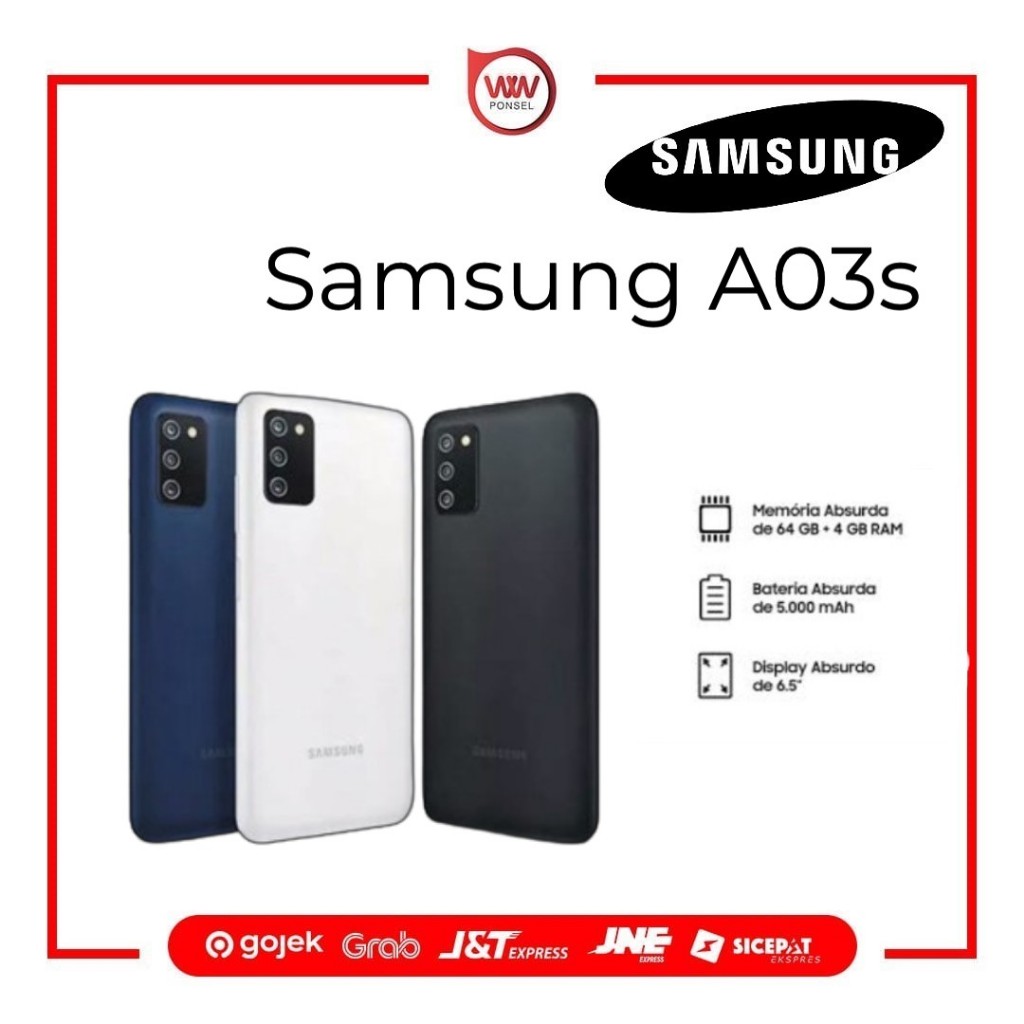 Hp Samsung A03s Ram 3GB Internal 32GB Garansi resmi