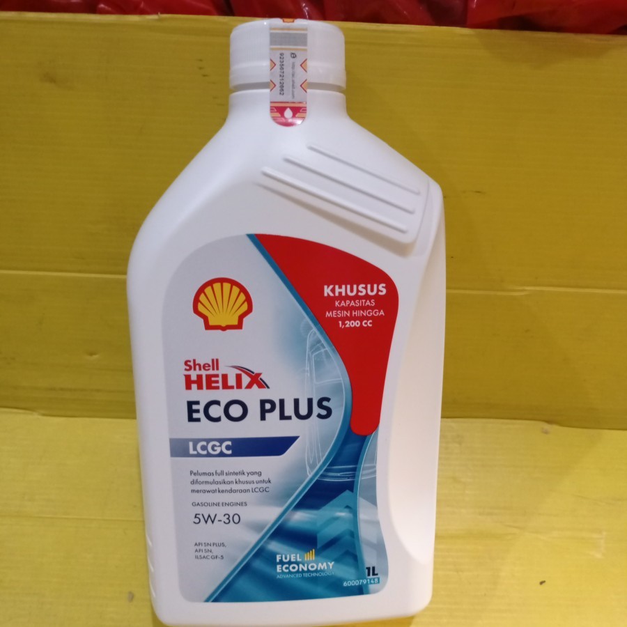 Oli Mobil Shell Helix ECO Plus 5W-30 1 Liter Oli Agya Ayla Calya Sigra Datsun Go Renault Kwid Nissan