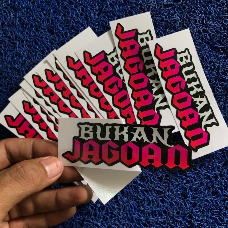 

sticker viral bukan jagoan 027