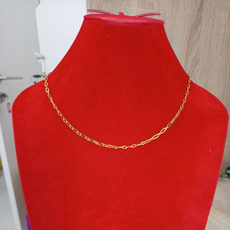 kalung clip dewasa 3 gram emas muda