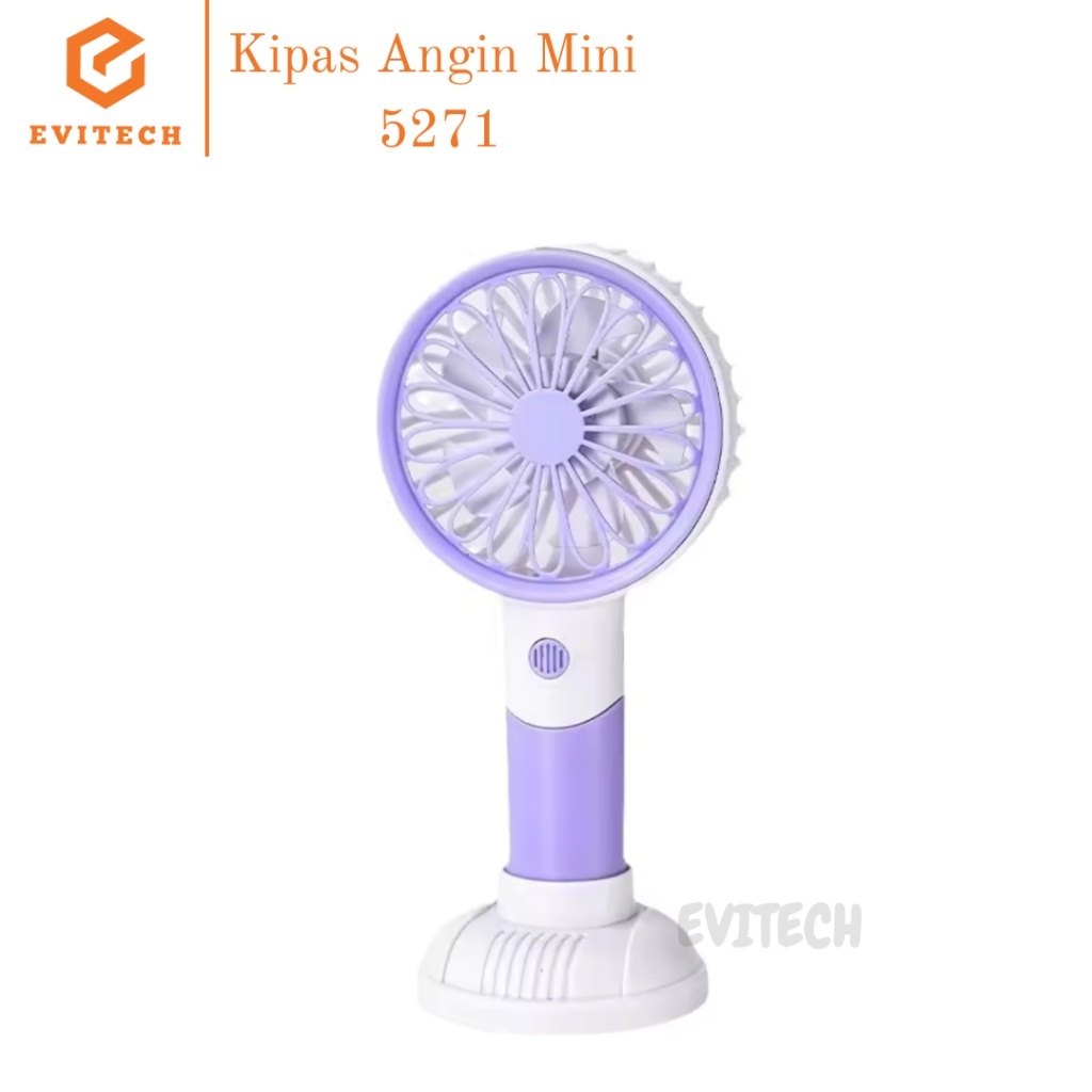 Kipas Angin Mini Fan USB Bermotif Mini S271 Portable Charger Kipas Genggam Kecil